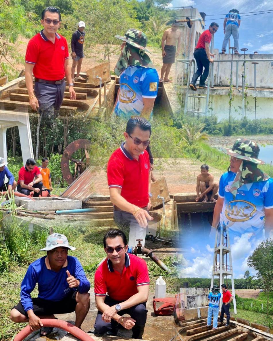 วันที่ 9 สิงหาคม 2568: นายยงชัย รักษาพล (นายก อบต.พุ่มแก ) นำเจ้าหน้าที่ชุดปรับปรุงภูมิทัศน์และ จนท.รถน้ำ นำโดย จ.ส.อ ธีระวิทย์ กองแก้ว ( หัวหน้า ปภ.) ร่วมกับผู้นำท้องที่นำโดย ผญบ.ปรวัช คำมงคลและชาวบ้านทำความสะอาดระบบประปาถังสูงให้กับหมู่ 10 บ.หนองกุง หลังจากได้รับการร้องเรียนความเดือดร้อนจากพี่น้องประชาชนชาวบ้านเรื่องน้ำอุปโภคบริโภคไม่สะอาด มีกลิ่นคาว และสกปรก